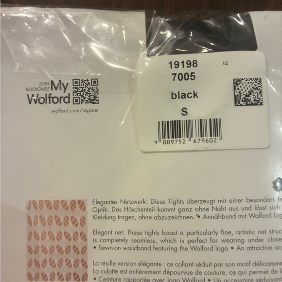 Wolford Mesh Tights - Black - Picture 3 of 5